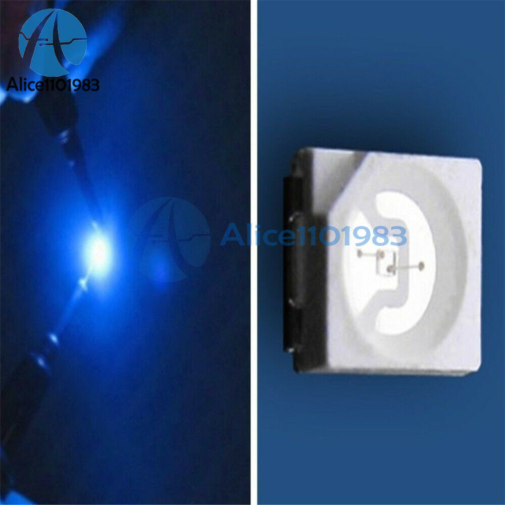 500PCS 3528 Ultra Bright Light Diode Blue 1210 SMD LED PLCC-2 20mA LED Light