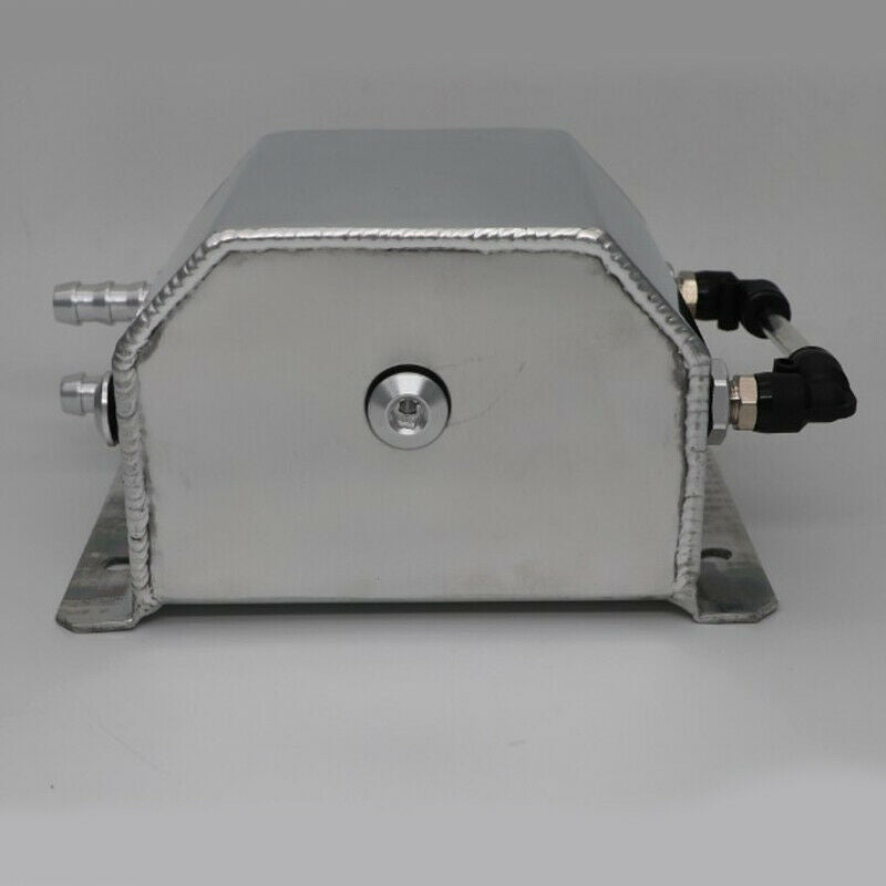 Universal Vehicle Aluminium Coolant Tank 1000ml (1L) Oil Catch Can Breather Tank