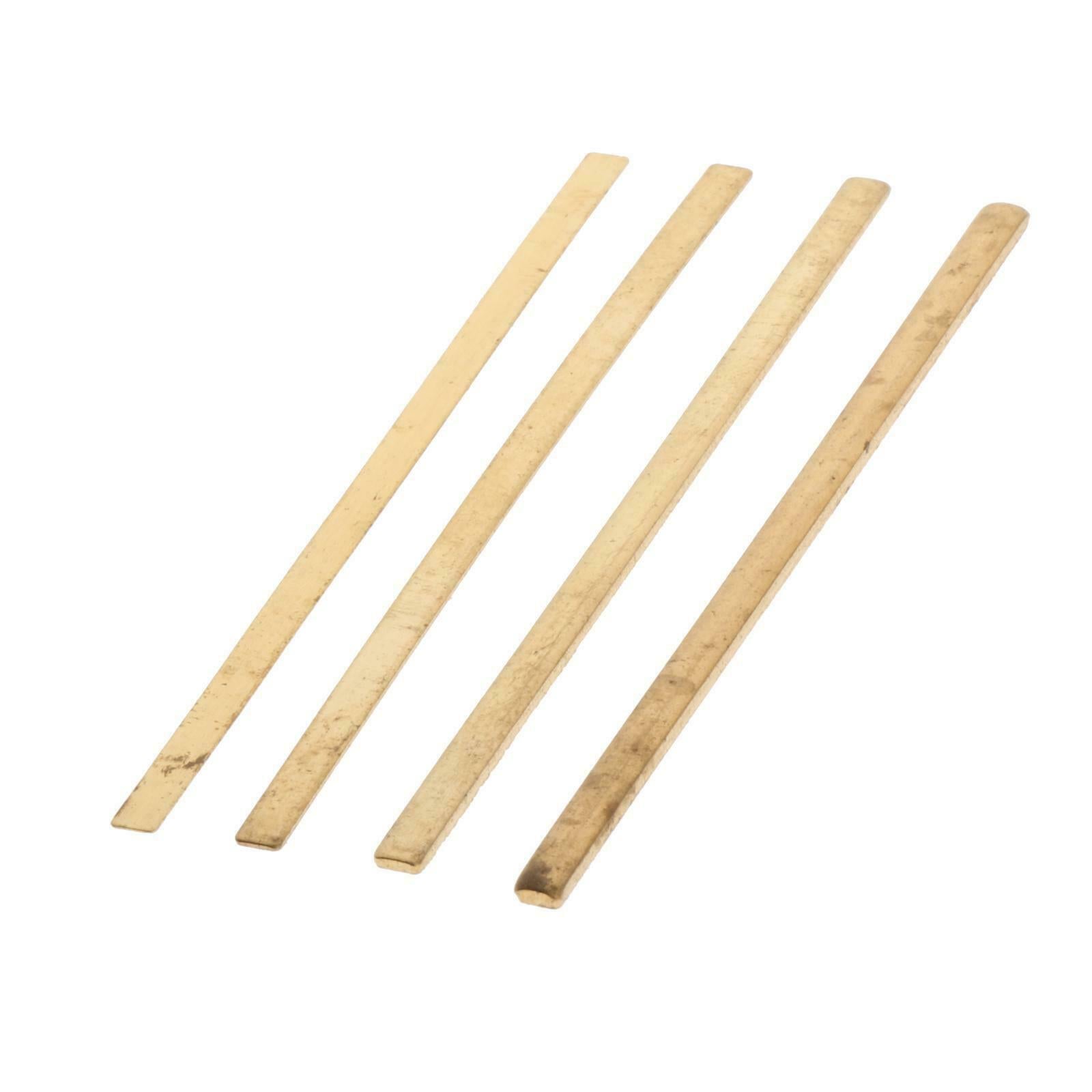 Set of 4 Copper Guitar Nut Shims Music Instruments Accessory Replacements