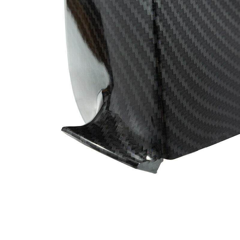 For BMW E60 E61 E63 E64 08-10 Left Side Rear View Mirror Cover Caps Carbon Fiber