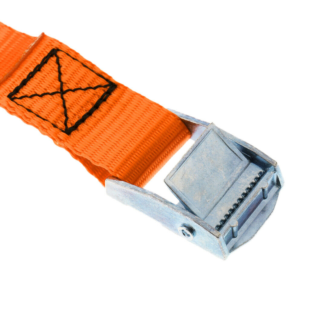 2Pcs Durable Webbing Kayak Cam Tie Down Strap Cargo Luggage Bag Belt With Metal