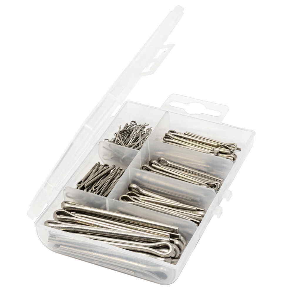 230Pcs 304 Stainless Steel Cotter U-Shaped Fixing Pin Assortment Set Value Kit