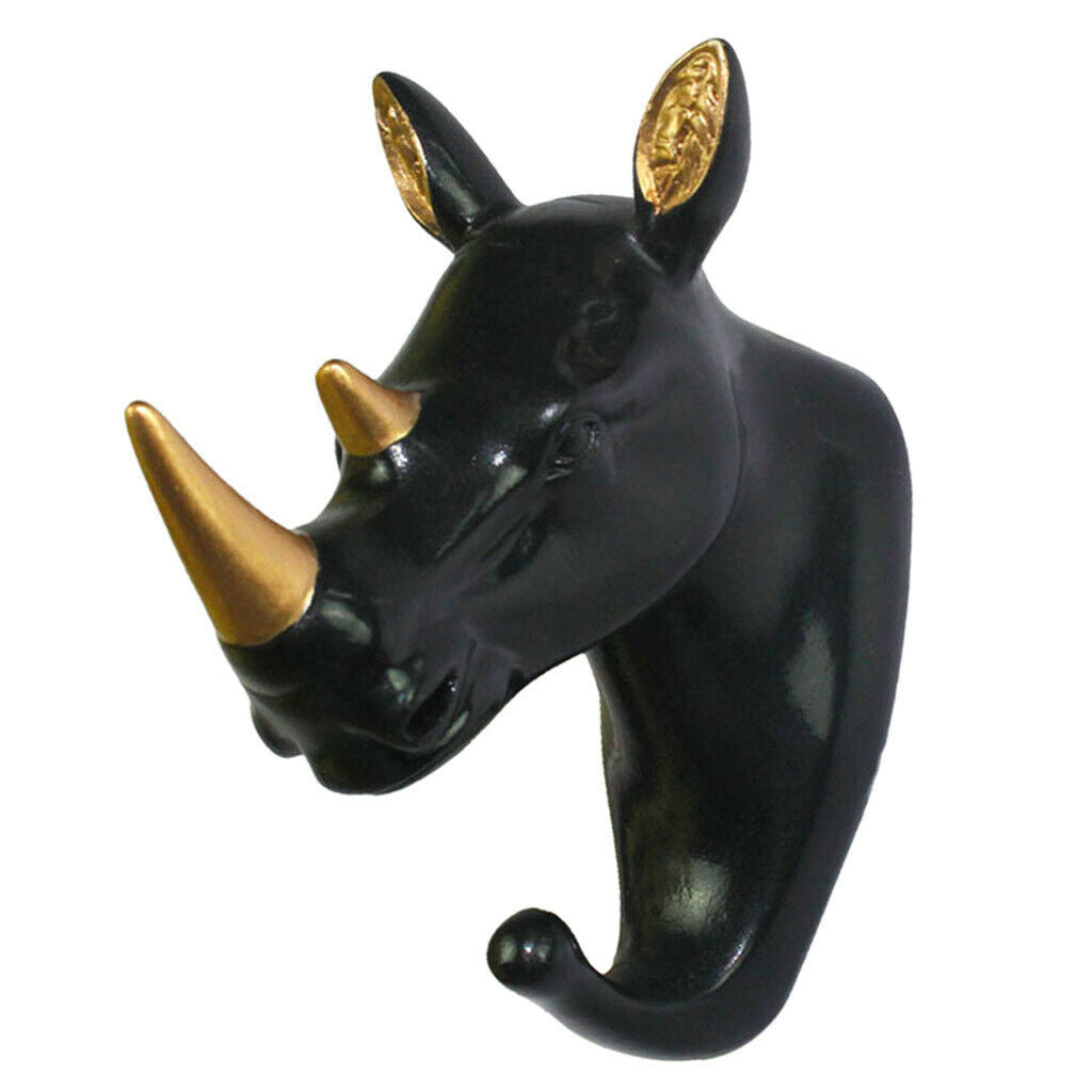 Wall Hook Cloth Hanger With Screws for Bedroom Bathroom Porch Rhinoceros