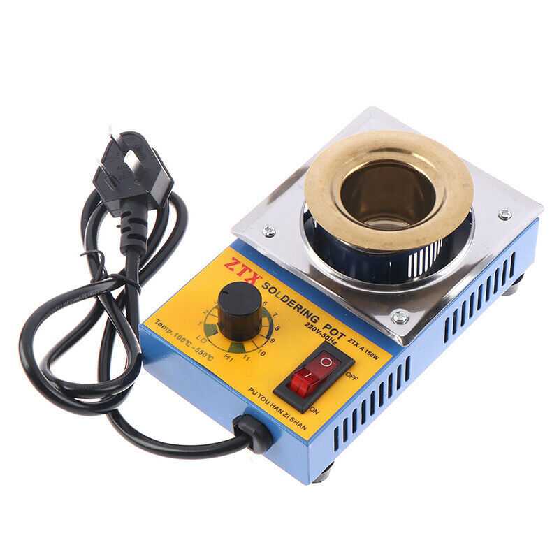 100-550°C Solder Pot Soldering Desoldering Bath Stainless Steel Plate HOTY1