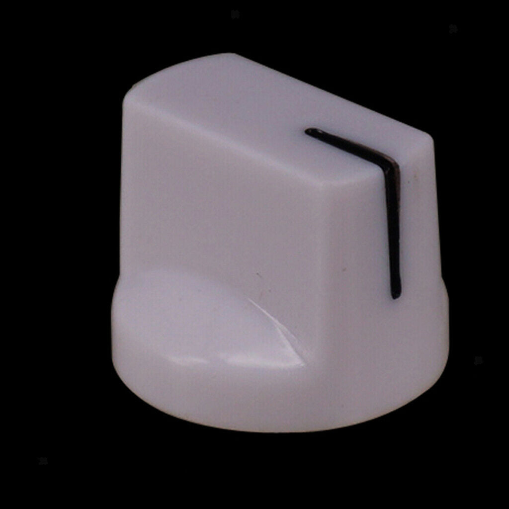 12 Pcs Guitar Speed Control Top Hat Knobs for Electric Guitar White