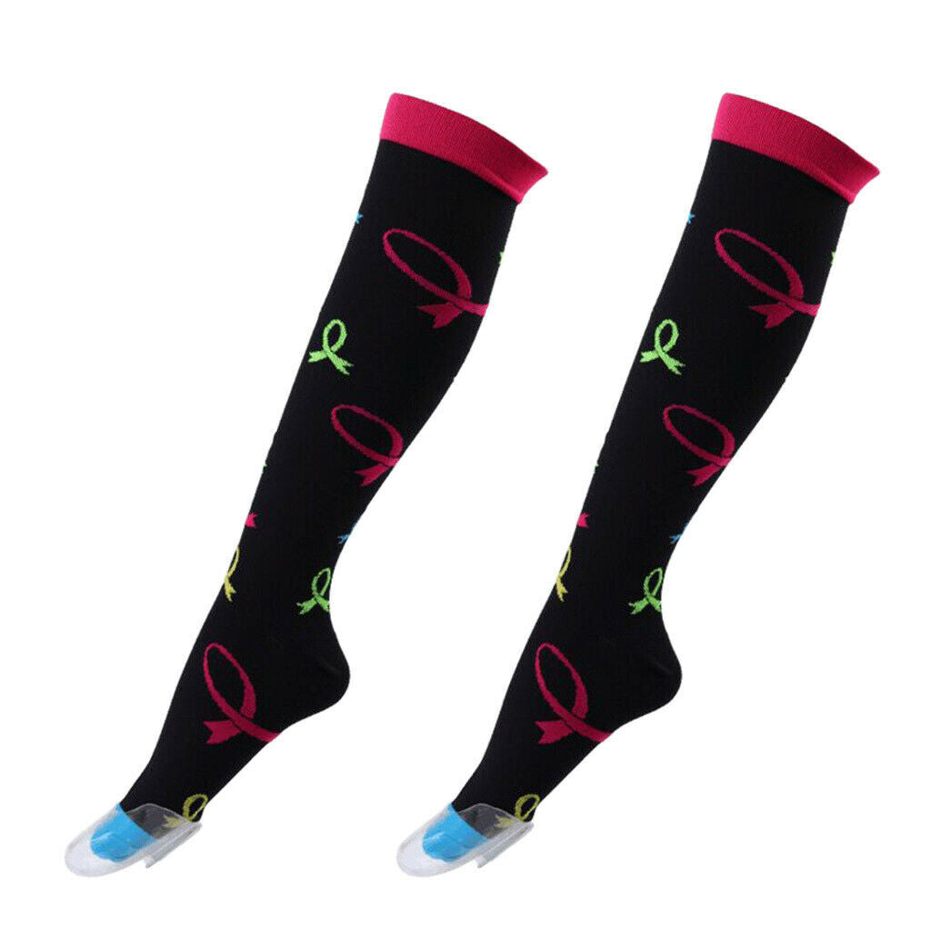Unisex Compression Socks Long Calf Sleeves Knee-High Sports Stockings S M