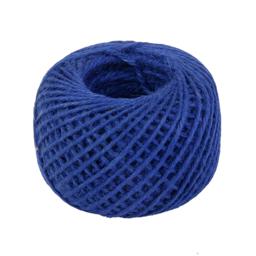 Dark Blue Jute Burlap Twine String Cord DIY Craft Scrapbooking Wedding Decor
