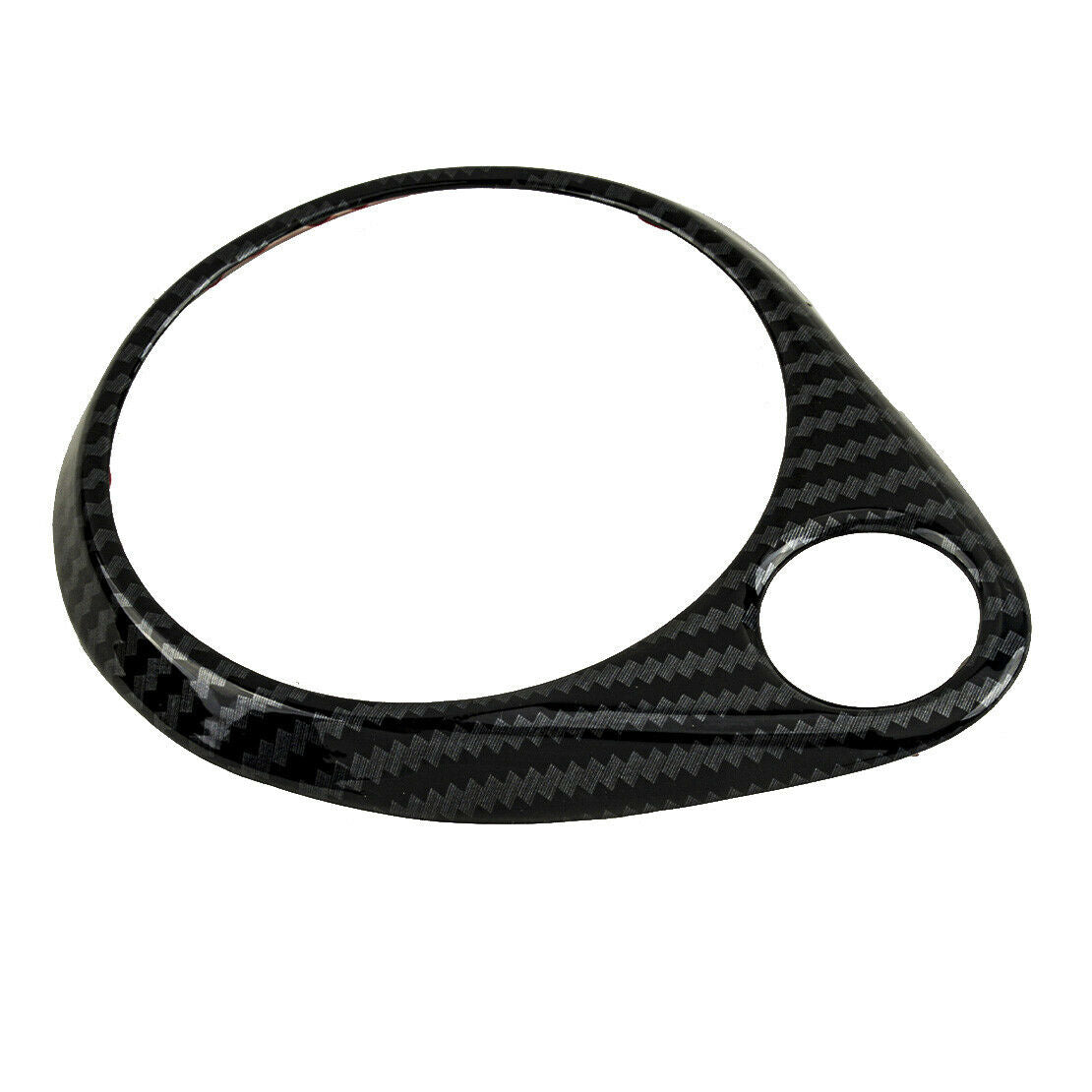 Carbon Fiber ABS Console Dashboard Horn Cover Trim Fit For Dodge Durango 11-21