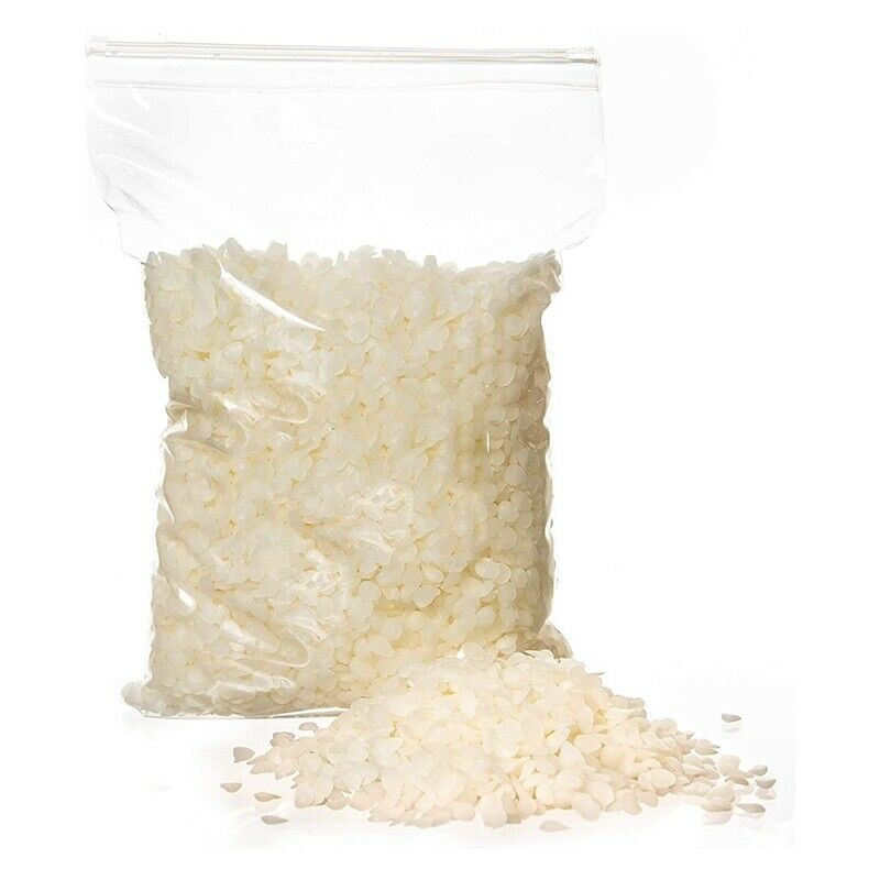 White Beeswax Pellets for Candle Making , Easy Melt Beeswax Pastilles for DIO1G4