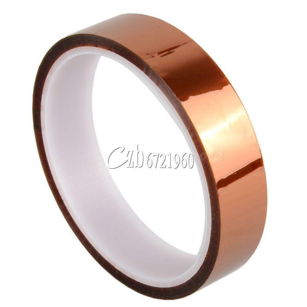 2cm 20mm X 30M 100ft Tape High Temperature Heat Resistant Polyimide