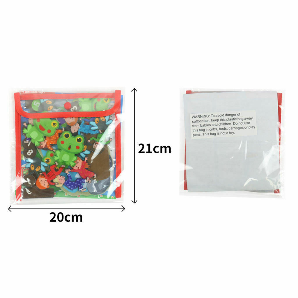 Felt Story Board Kindergarten Teaching Aid Montessori Educational Interactive
