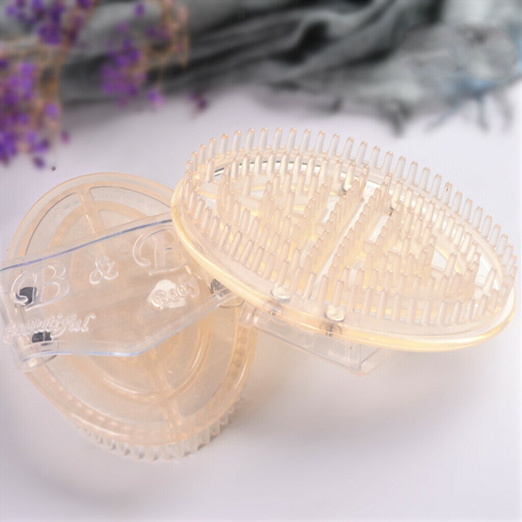 Hair Scalp Massager Shampoo Brush Meridian Brush Scalp Care Brush Clear