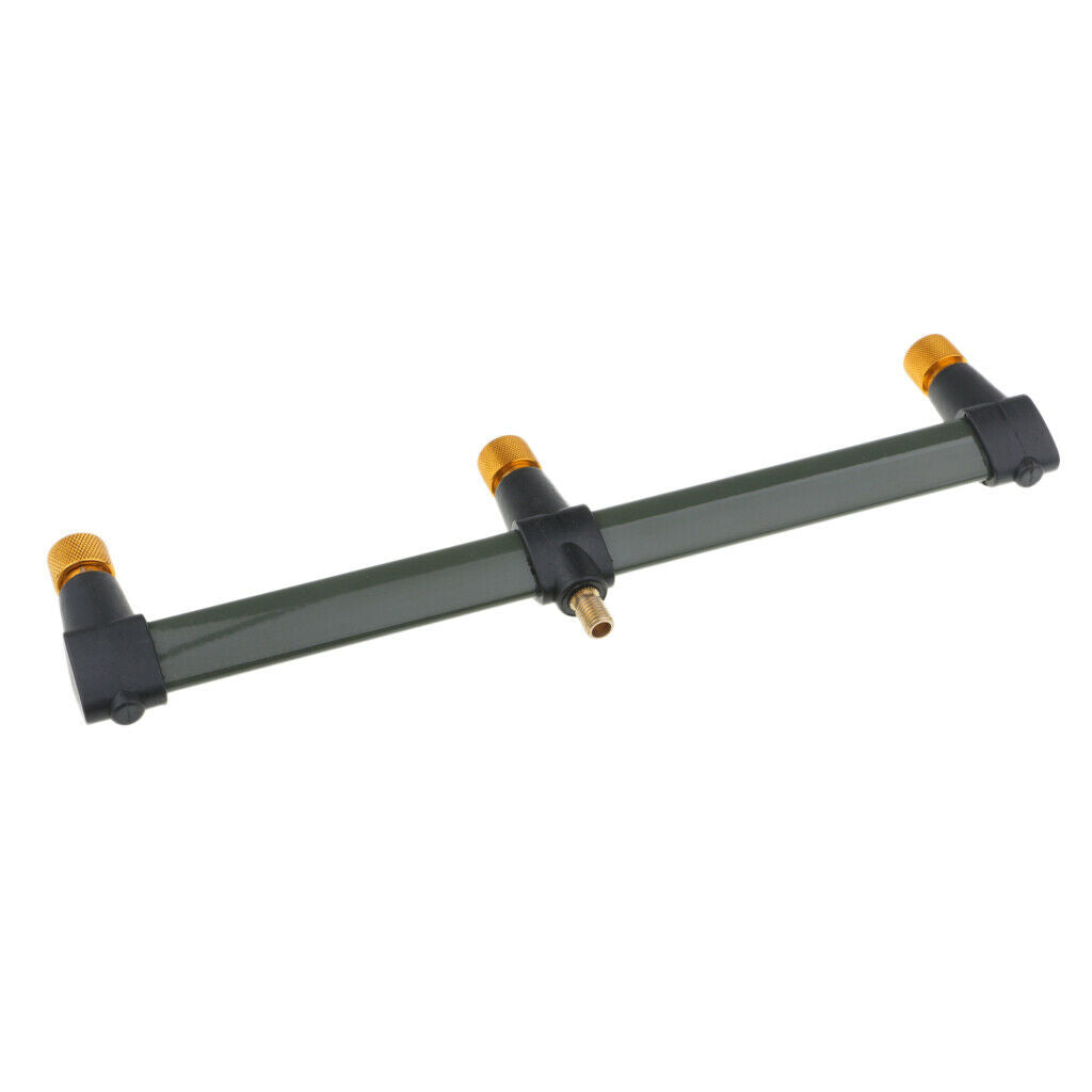 2x Steel Buzz Bar Rod Holder 11.81inch Bite Alarm Standard M3/8 Thread