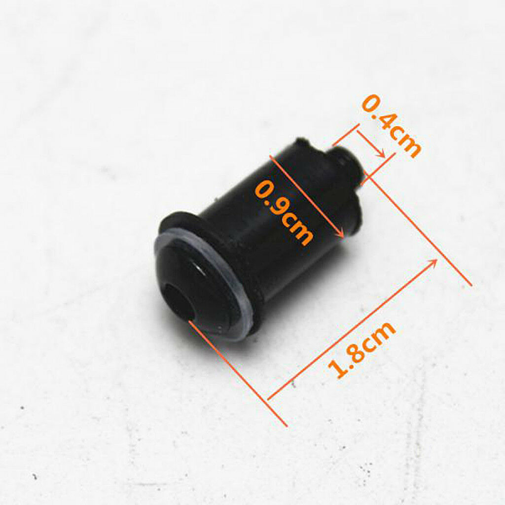 10Pcs Black Aluminum Windshield Bolts Screw Nuts for Suzuki Motorbike Repair