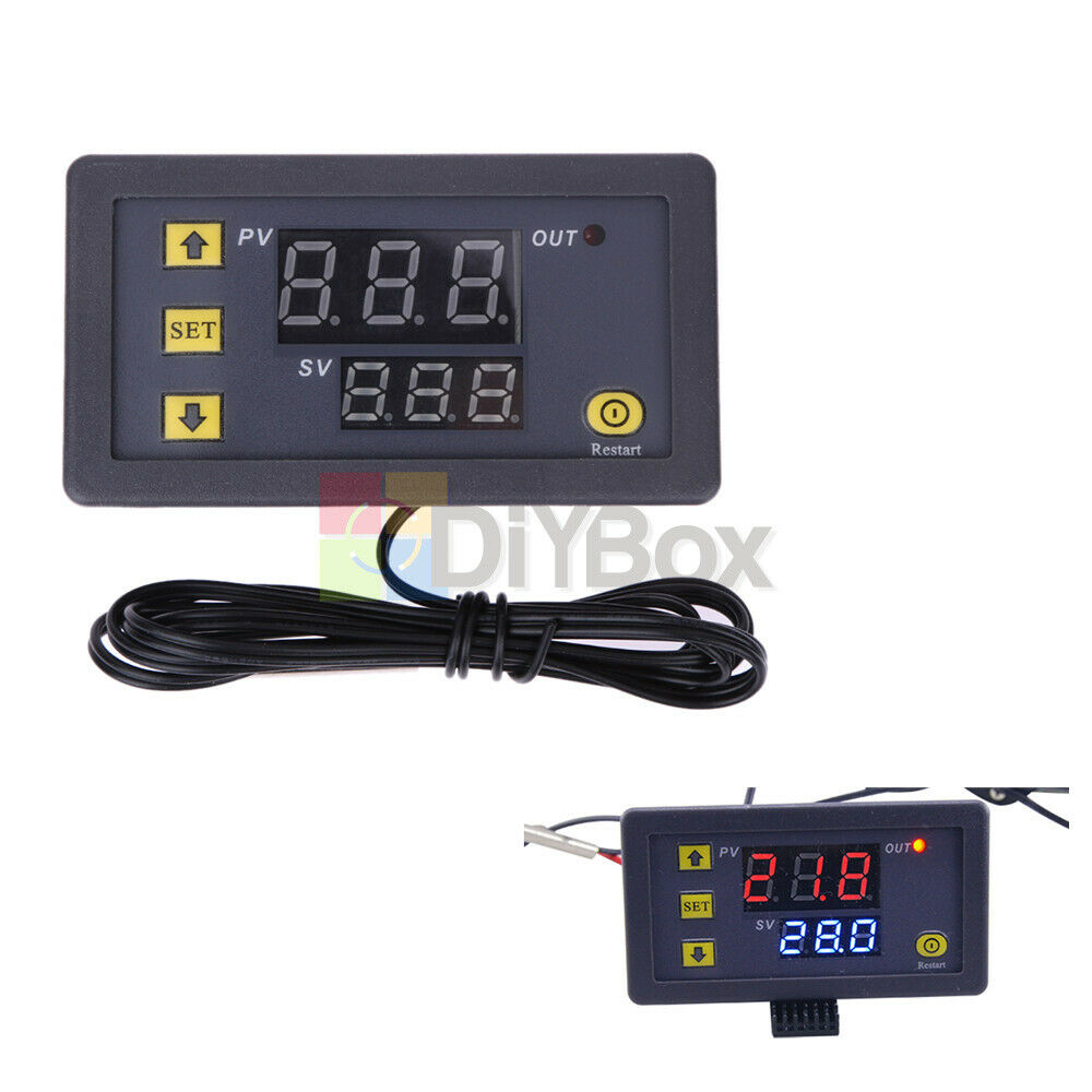 W3230 LCD Digital Thermostat Temperature Controller Meter Regulator 20A