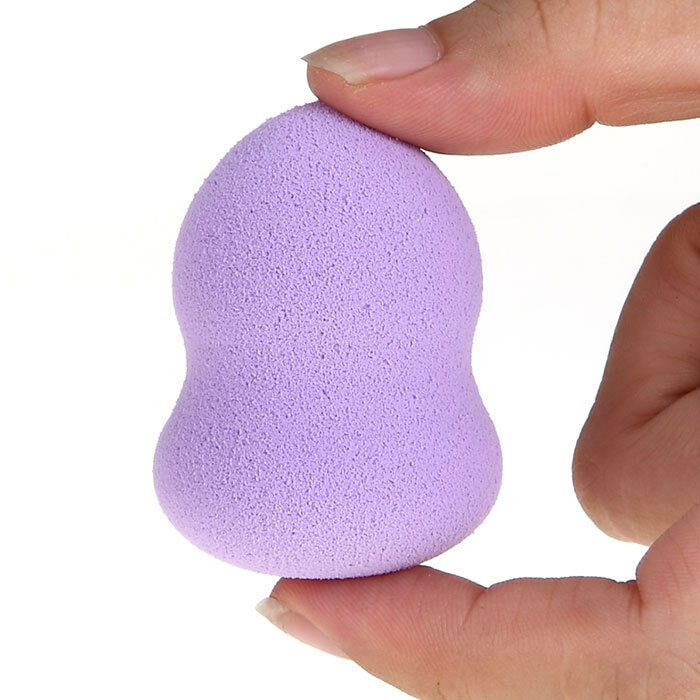 Pack Of 5 Sponges Foam Makeup Pointed Or Rounded for Bottom Complexion New