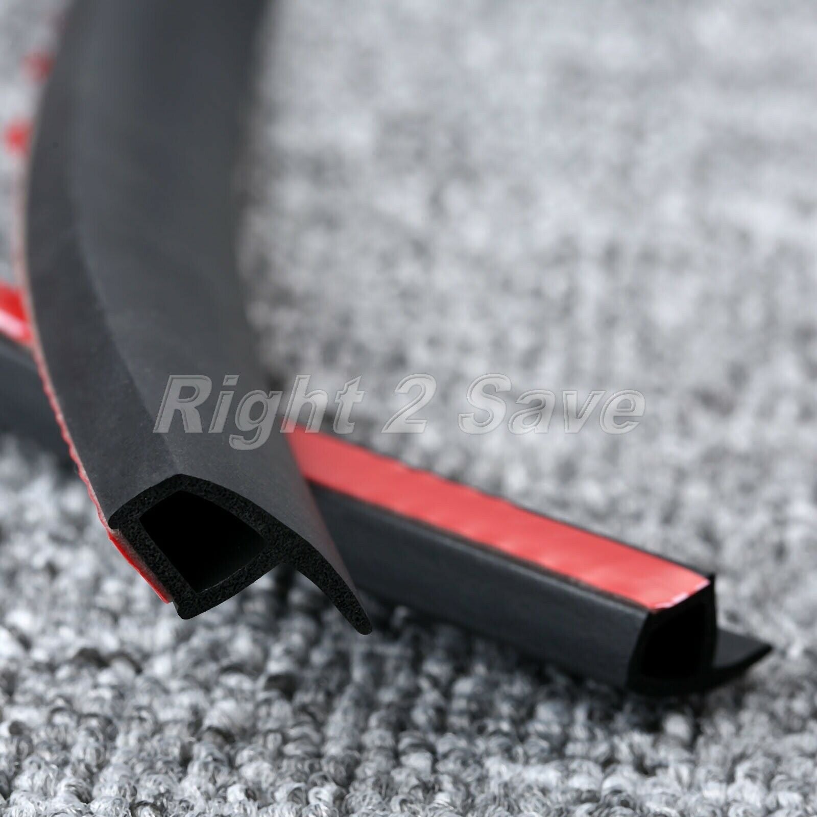4M Auto Car Truck Door P-shape Rubber Sealing Weather Strip Hollow Universal