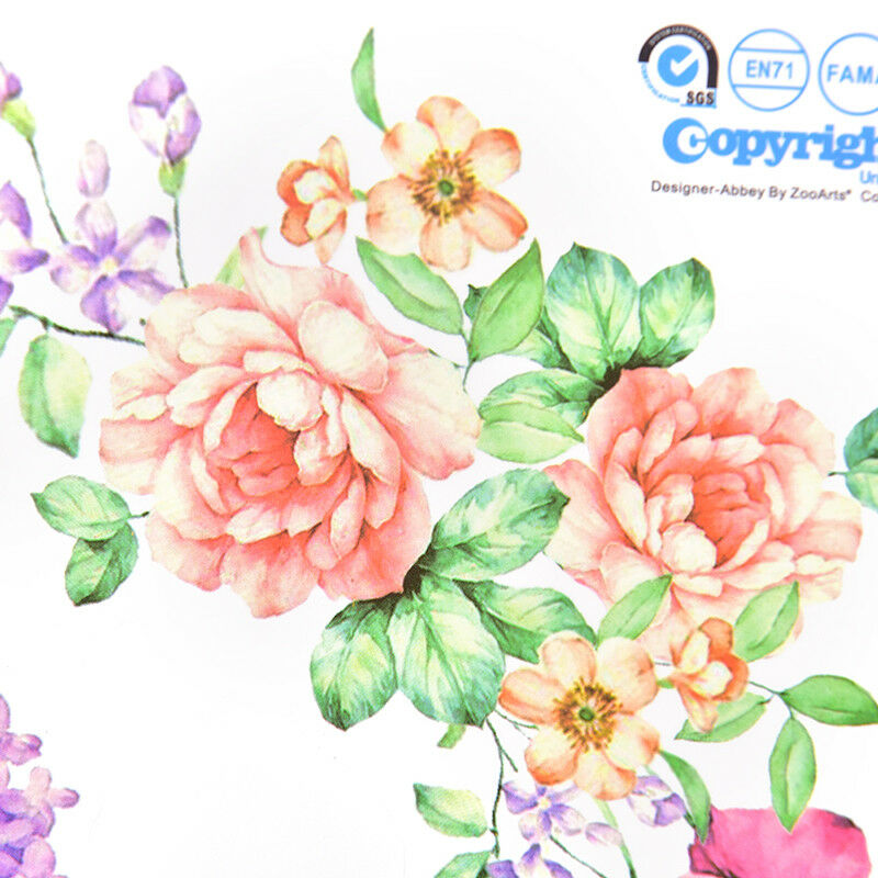 Peony Flowers Luxury Wall Stickers Art Home Decor PVC Removable Vinyl Dec.l8