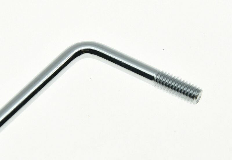 5.8mm Chrome with White Tip ST Strat Guitar Tremolo Arm Whammy Bar fits Strat