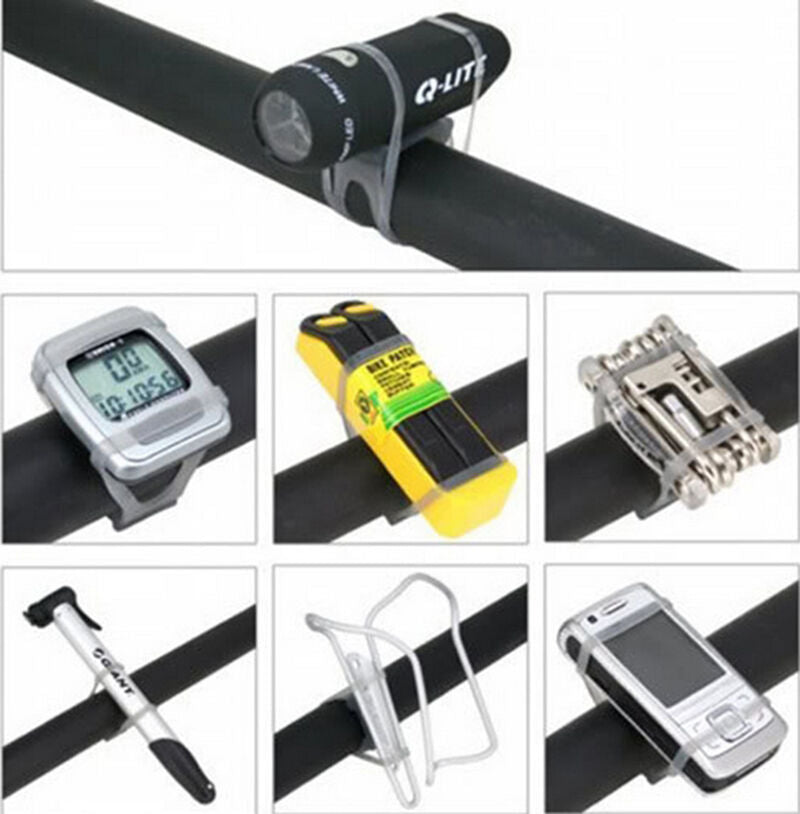 Universal Bike Handle Bar Holder Mounting For Flashlight  Torch Black-P XC