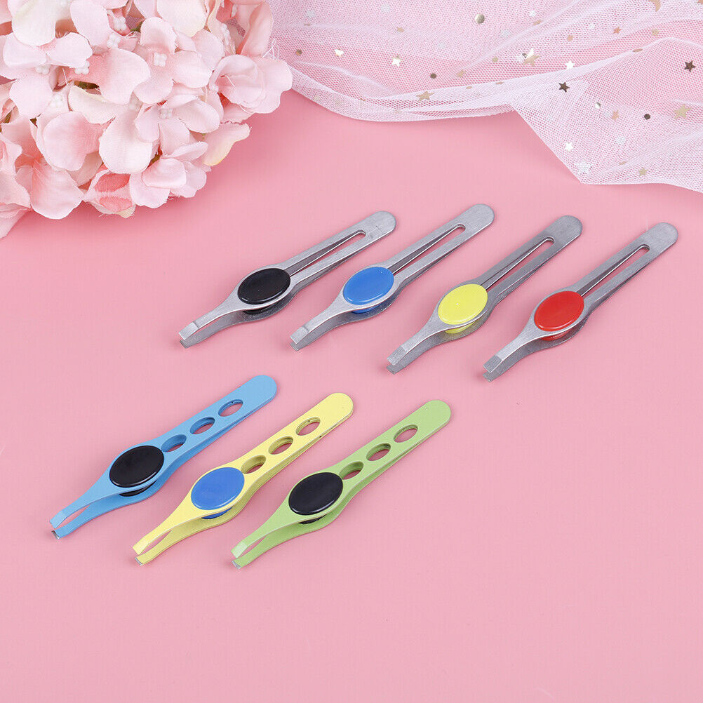 Eyebrow Clip Hair Slanted Puller Stainless Steel Brow Trimmer Face Hair R.l8