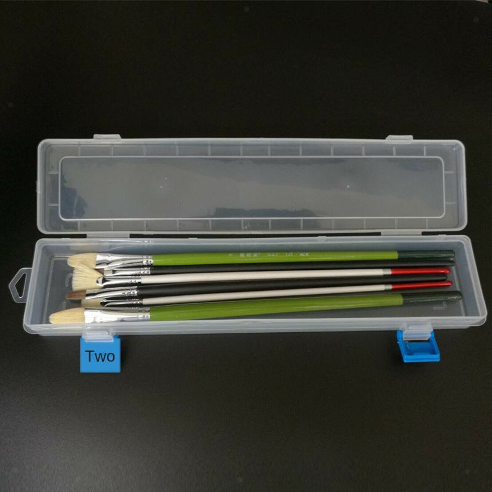 Plastic box storage organzier case jewelry box for color brush pen