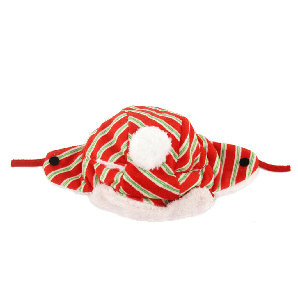 Lovely Pet Hat Red & Green Stripe Warmth Winter Hat For Dog Cat