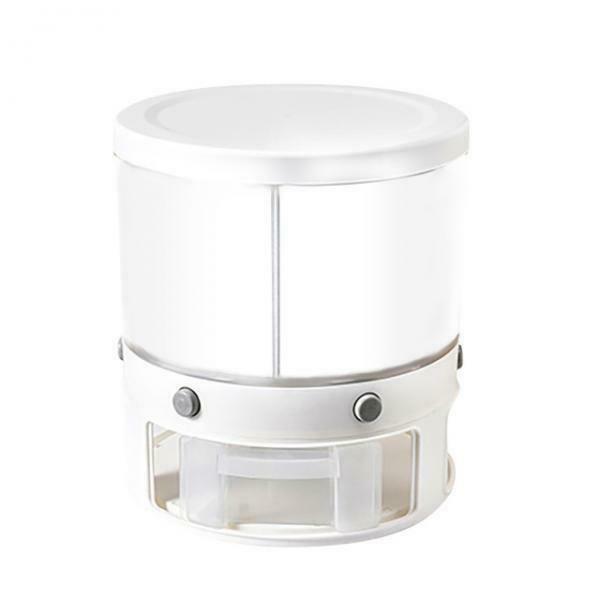 Kitchen Rotating Grain Storage Container Dry Goods Tank for Rice Beans Sugar