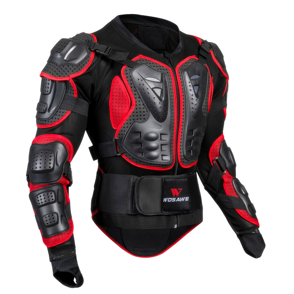 Motorbike Jacket Motocross for Cycling Skiing Snowboarding Skating Red M