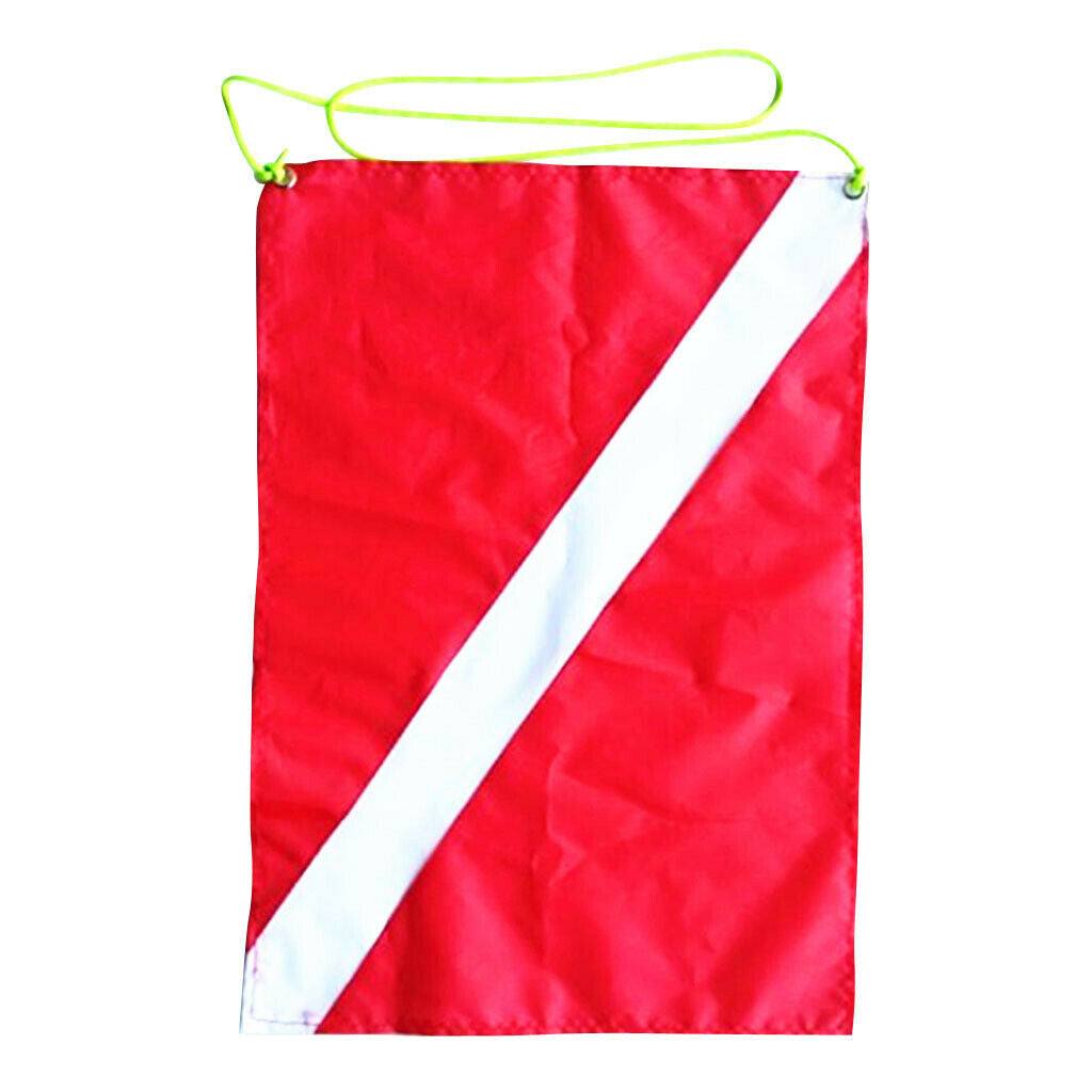 Large Diver Down Flag Safety Sign Sign Flag Boat Flag 70 X 60 Cm Accessories