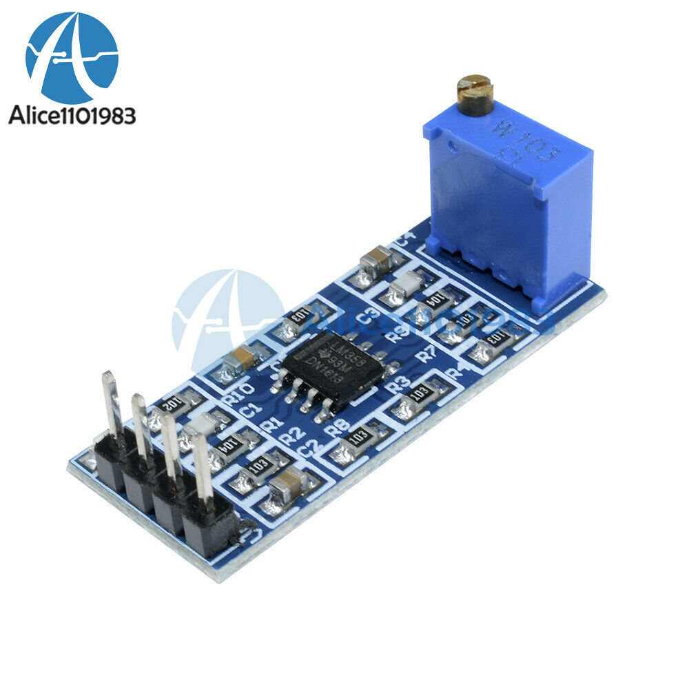 2PCS LM358 100 times gain Signal amplification Operational Amplifier Module
