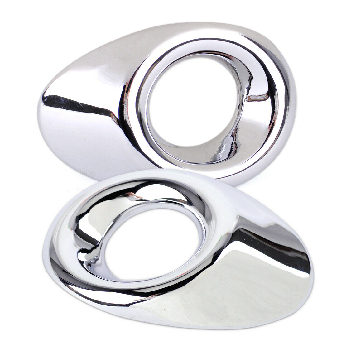 Left & Right Front Fog Light Lamp Cover Ring Trim Fit for Mazda 3 Axela 17 An