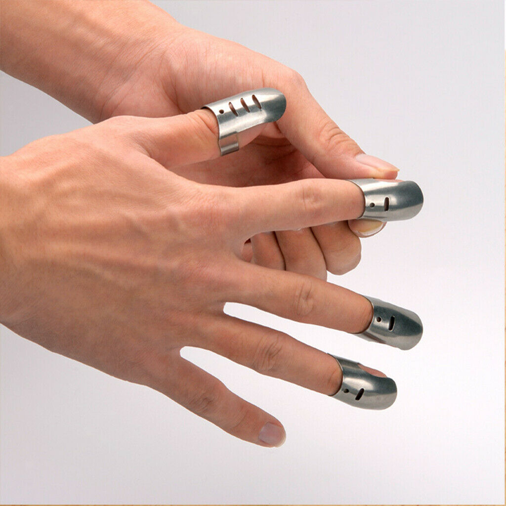 4x Slicing Chopping Safe Cutting Finger Hand Protector Avoid Accidents