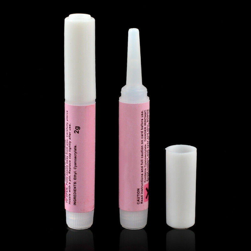 10 x Nail Tip Glue Super Bond For Acrylic Nails Strong Adhesive Manicure Tools