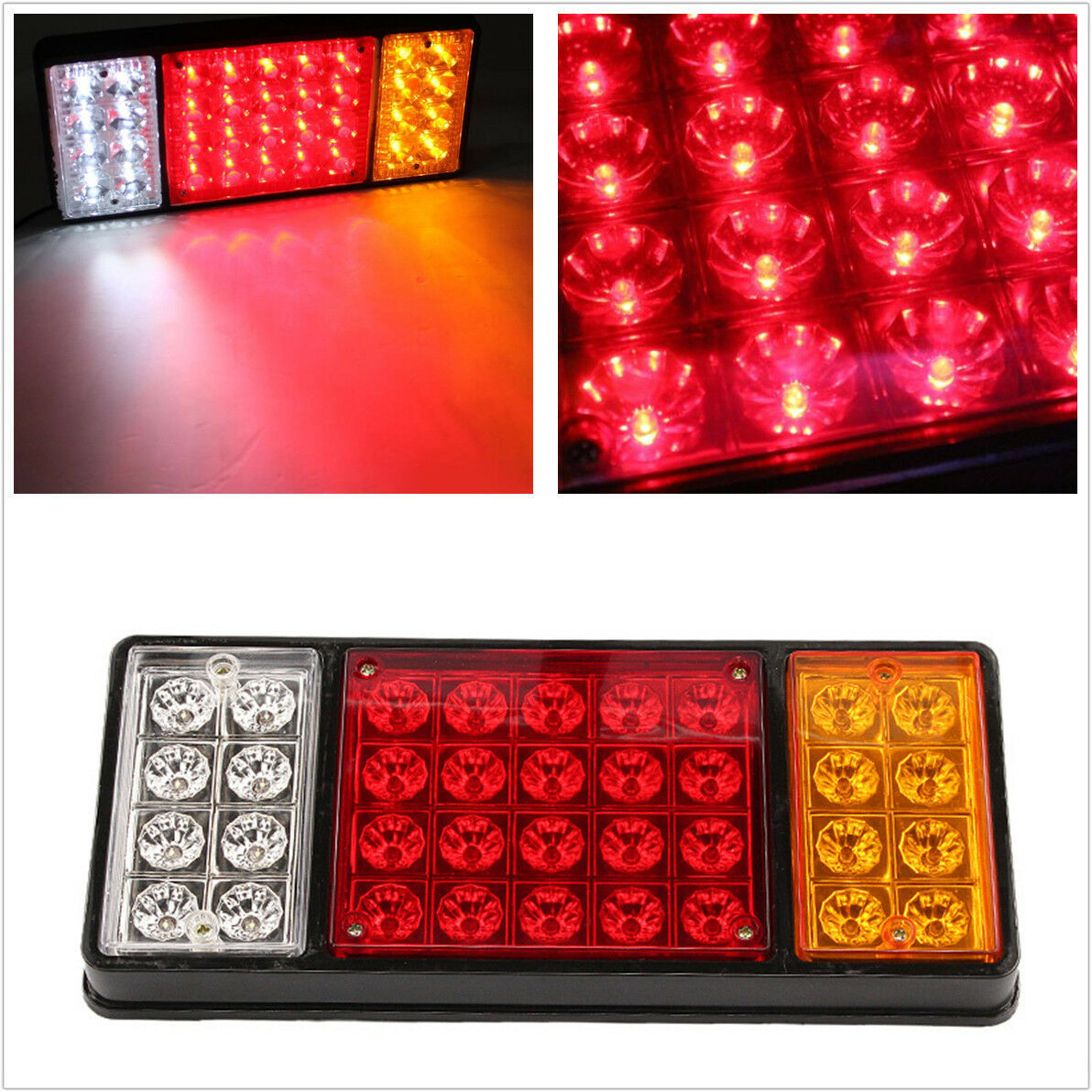 12V 36 LED Rear Trailer Ute Caravan Truck Boat Pickup Tail Lights Indicator Lamp