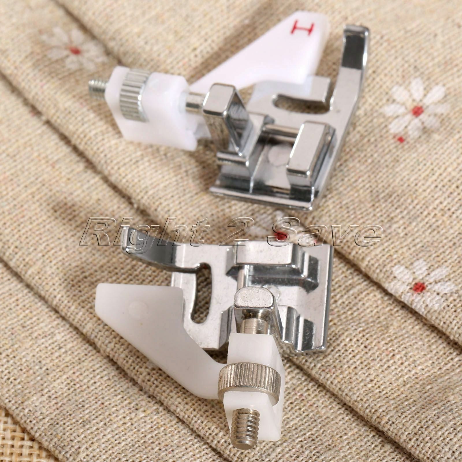 Snap On Blind Hem Sewing Machine Presser Foot Metal Edge Stitching Embellishing
