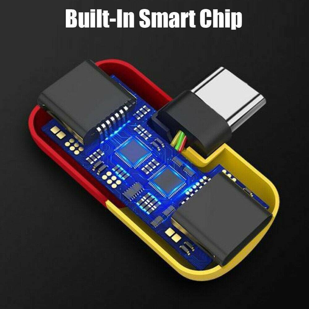 Type C to 3.5 mm and Charger 2in-1 Headphone AUX Audio Jack USB-C Cable Adapte