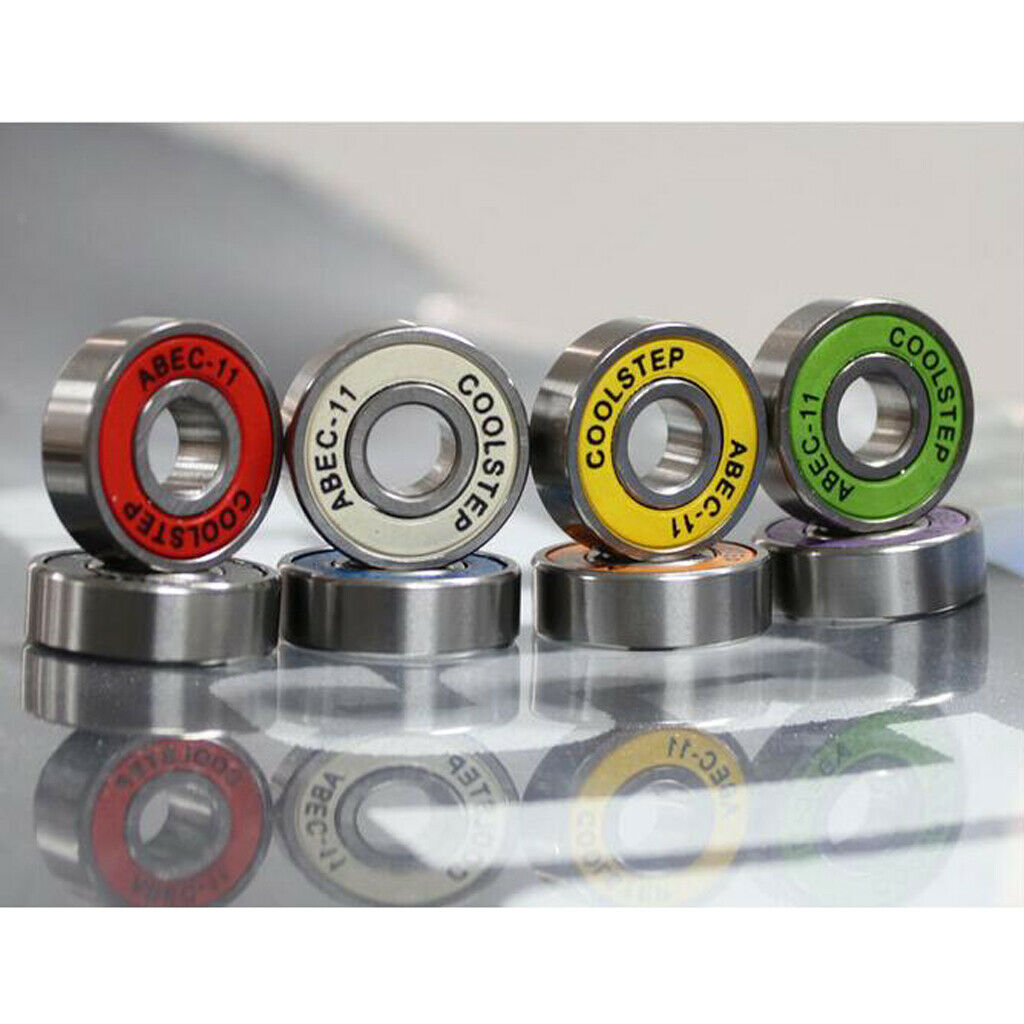 16Pcs ABEC 11 High Speed Wear Resistant Skateboard Scooter Inline Bearings