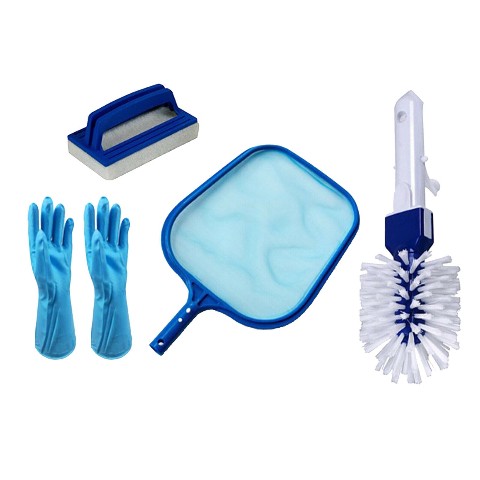 Swimming Pool Cleaner Leaf Skim Net Set Leaf Rake Tool for Debris Bugs Dirts