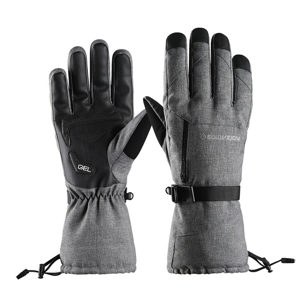 Waterproof Cycling Gloves Winter Sports Ski Snowboard Snow Gloves Mitts XL