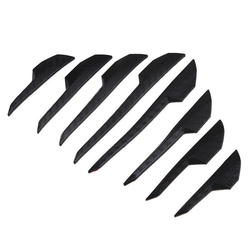 Black Car Door Edge Guard Strip Rubber Anti-Scratch Protector Strip Universal 8X