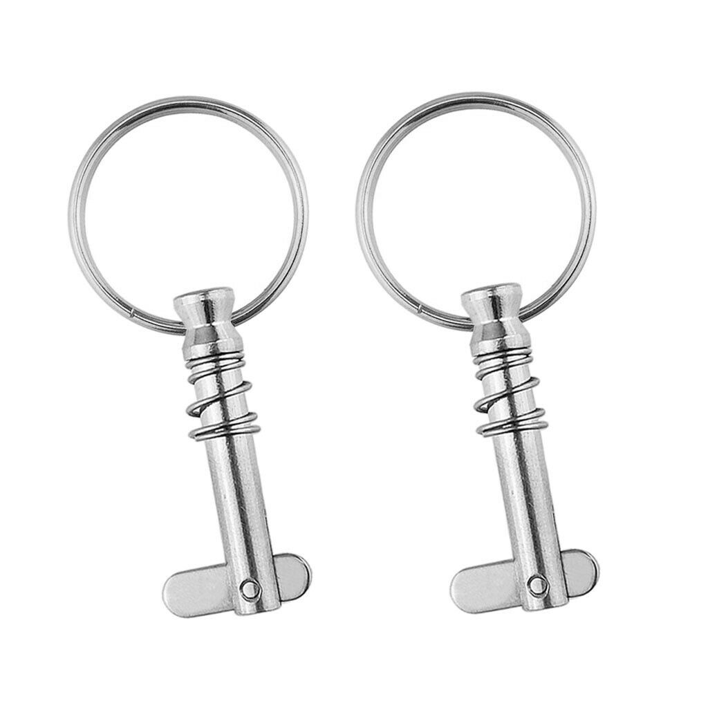 4x Quick Release Pin w/ Ring 6.3X40mm for Top Deck Hinge Marine Hardware