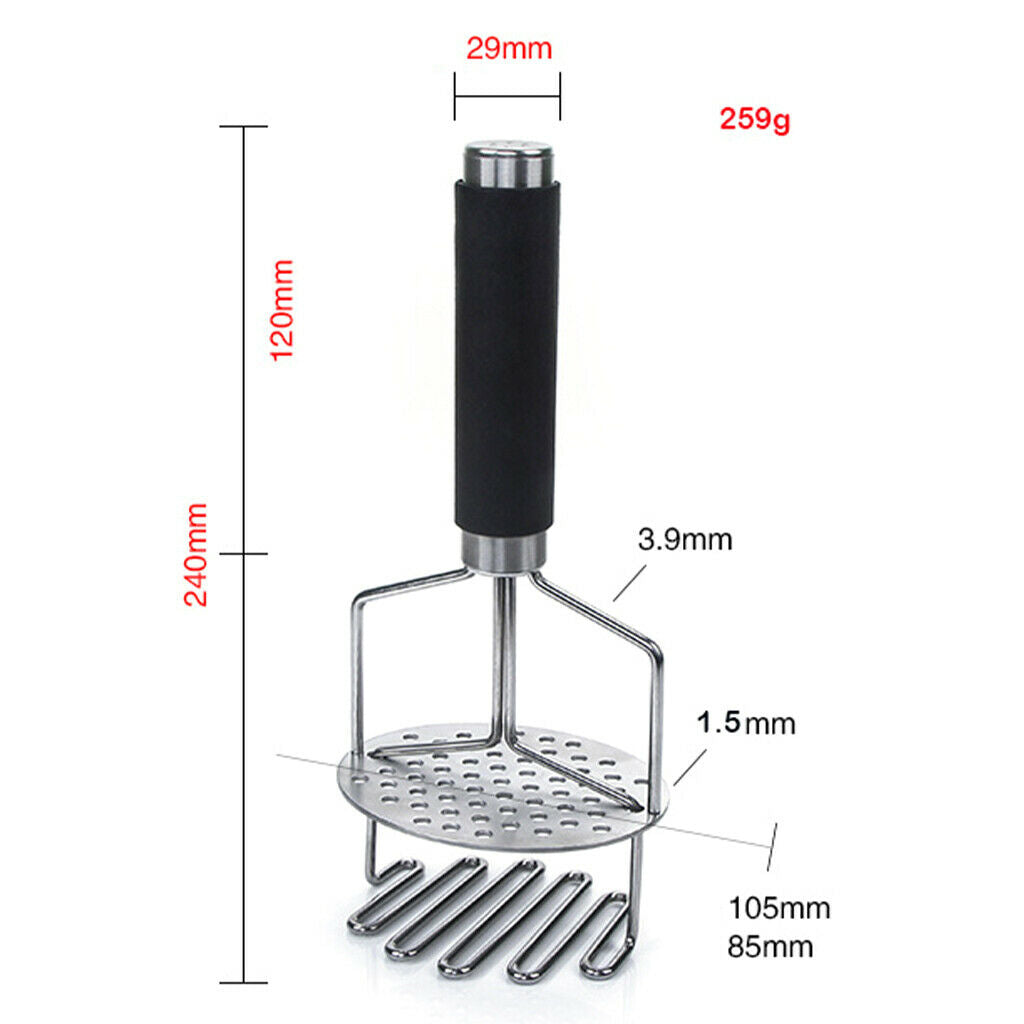 Potato Masher Double-layer extrusion Pumpkins Beans Homemade Kitchen Tools