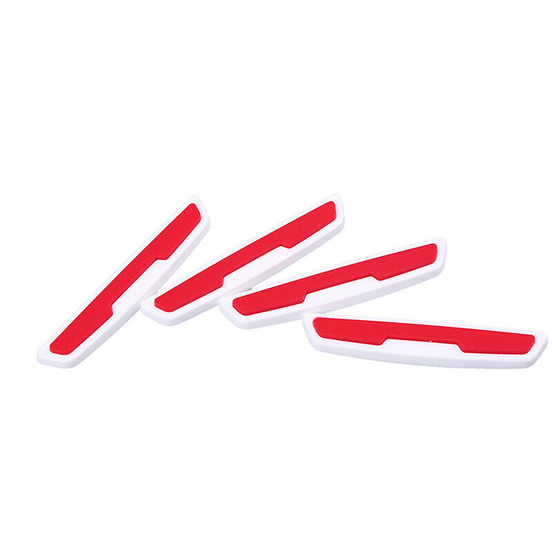 Red&White Universal Rubber Car Door Edge Guard Anti-Scratch Protector Strip