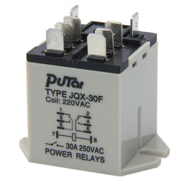 JQX-30F 220V Coil AC Rating 250V 30 A 8-pin   type Power relay