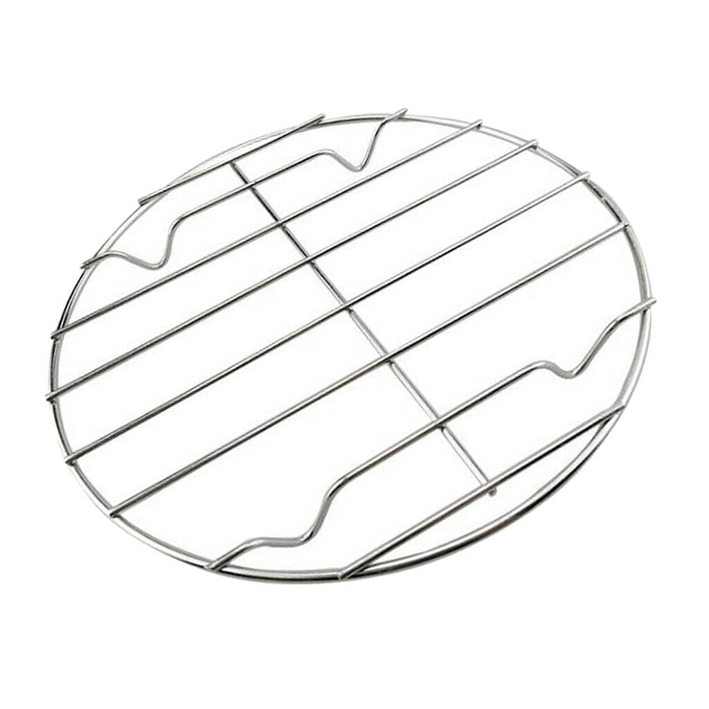 22cm Cooking Grill BBQ Grates Charcoal Gas For Outdoor Camping,Round