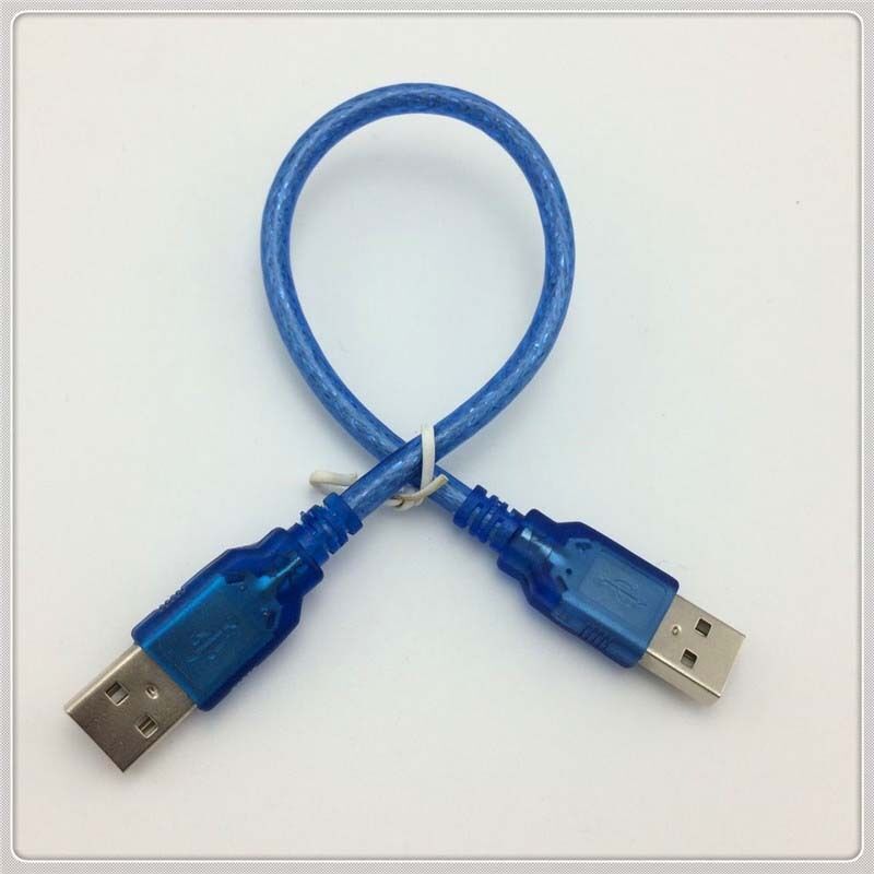 life time USB 2.0 A Male To Male Extension Connector Adapter Cable blue