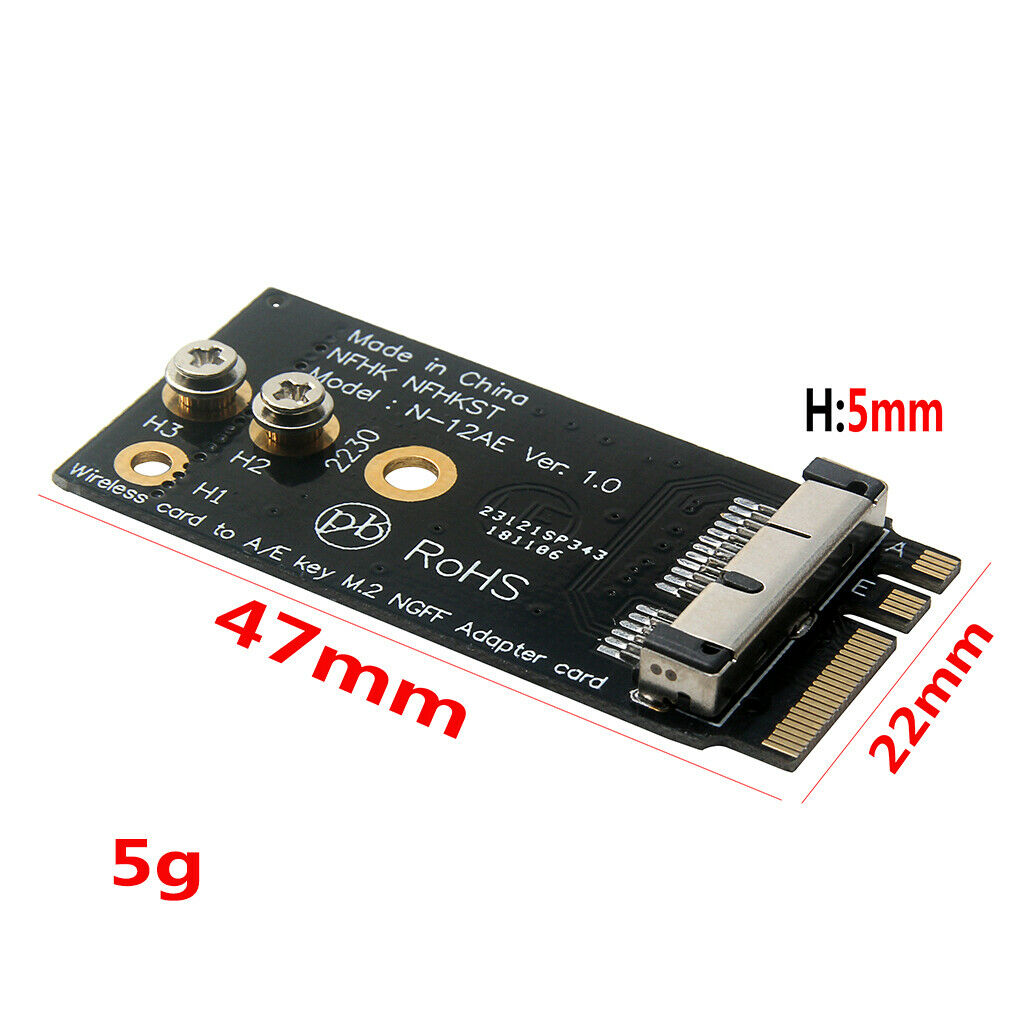 BCM94360CS2 BCM943224PCIEBT2 12+6 Pin WIFI wireless card module to NGFF M.2