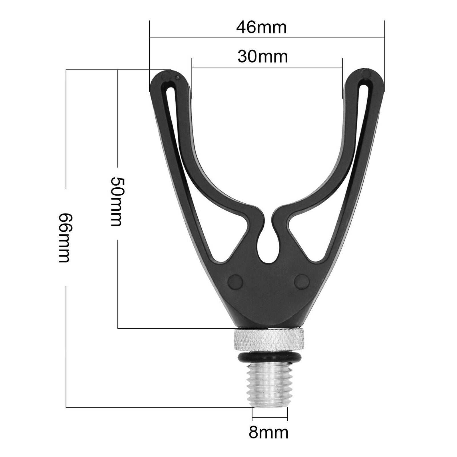 4x Fishing Rod Rests for All Rod  / Bank Sticks Carp Fishing Rod Rest