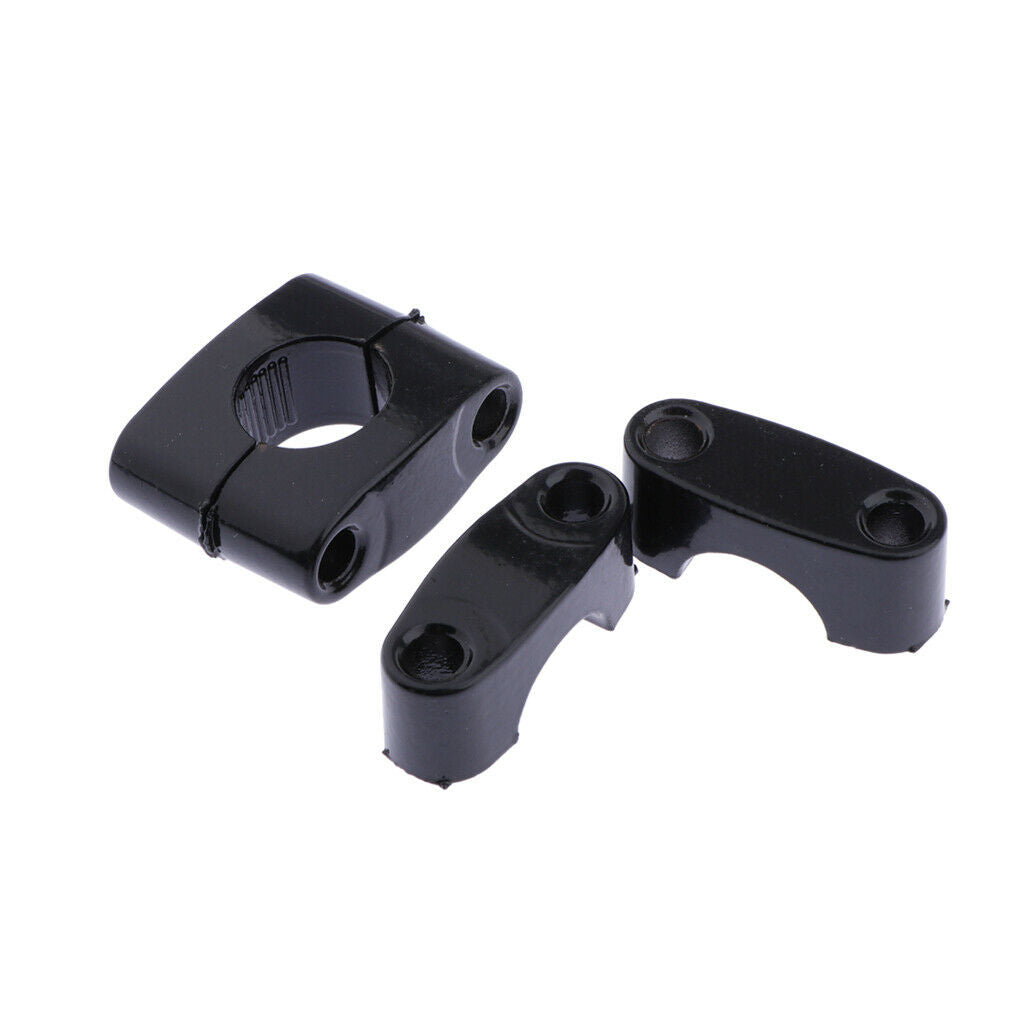 1 Pair Motorcycle Handlebar Risers (22mm)- Universal Handlebars Clamp Taper for